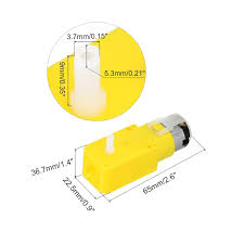 BO Motor - Straight - 60 RPM - single shaft - Image 2